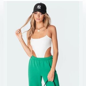 EDIKTED high-cut ribbed bodysuit